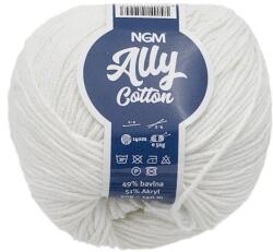Jan Rejda Ally cotton 50 g - 000 fehér (7939)