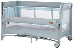 Chipolino Patut Pliabil Chipolino Glory cu Laterala Culisanta Basil (KOSIGL2503BA) - itgalaxy