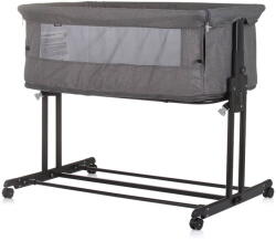 Chipolino Patut Co-sleeper Chipolino Zen Varsta 0 - 6 Luni Transformabil in Tarc de Joaca Granite (KOSZE0202GN)