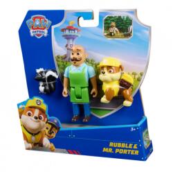 Starpak Set de figuri Patrula căţeluşilor Rubble și Mr. Porter (6072983_MR_PORTER) Figurina