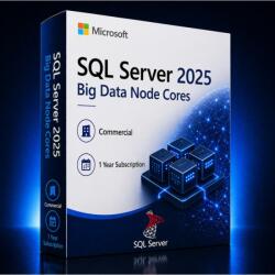 Microsoft SQL Server Big Data Node Cores, Commercial, 1 Year (DG7GMGF0FKZX:0003)
