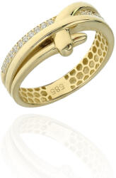 Gold rings AU82340 - 14 karátos női arany eljegyzési gyűrű Méret: 53 (AU82340)