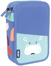 MILAN Penar echipat Milan 1264FAB, 2 fermoare, motiv Fun Animals - Hipopotam (081264FAB) Penar