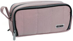 ECADA Penar etui cu 3 fermoare Ecada 78401, Roz pastel (78401) Penar