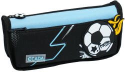 ECADA Penar etui cu 2 fermoare Ecada 78507, Motiv football (78507) Penar