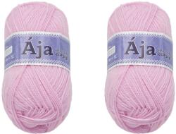 BELLATEX Ája NGM fonal szett, 2×50 g - 993 világos rózsaszín