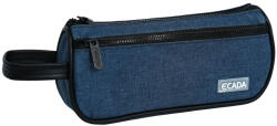 ECADA Penar etui cu 2 fermoare Ecada 78504, Albastru (78504) Penar