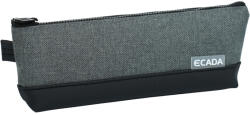 ECADA Penar etui cu 1 fermoar Ecada 78500GR, Negru/Gri (78500GR) Penar