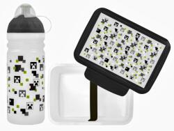 Zdravá lahev ZDRAVÁ LAHEVK egészséges snack + egészséges kulacs 0, 7 l, PIXEL HEAD készlet