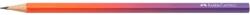 Faber-Castell Flow Grafitceruza B háromszögletű piros-lila TFC118404 (TFC118404)