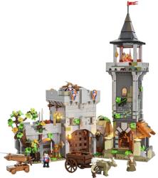 LUMIBRICKS Középkori őrtorony építőjáték LED világítással 1625 db F9027 (F9027)