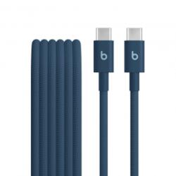 Beats Audio MDGE4ZM/A adatkábel, töltőkábel, kék, Nitro Navy (USB-C to USB-C, 1.5m)