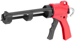 Strend Pro Premium Szilikon kinyomópisztoly, Strend Pro Premium, piros/fekete, 310 ml szilikonhoz és tömítőanyaghoz, 360°-ban forgatható, patronos kialakítás, kézi (TC215670)