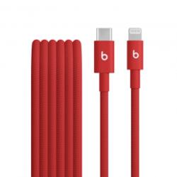 Beats Audio MFEH4ZM/A adatkábel, töltőkábel, piros (USB-C to Lightning, 1.5m)