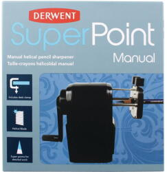 Derwent Ascutitoare DERWENT Professional, manuala, pt creioane pana la 8mm, clema prindere birou, neagra (DW-2302001)