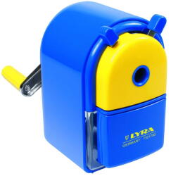 LYRA Ascutitoare mecanica, plastic, LYRA - albastru/galben (LR-007321790) - forit