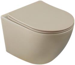 INVENA TAVRO WC csésze, soft-close ülőkével, cappuccino CE-71-008-Y (CE-71-008-Y)