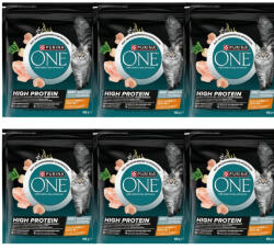 ONE Purina ONE High Protein 6x900 g csirkehúsban gazdag felnőtt macskáknak szánt eledel