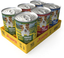Josera 6x400g Josera Meatlovers Menü nedves kutyatáp Vegyes csomag 3 változattal új design