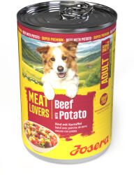 Josera 6x400g Josera Meatlovers Menü Marha & burgonya nedves kutyatáp új design
