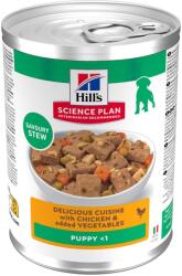 Hill's Science Plan 48x363g Hill's Science Plan Puppy Stew csirke & zöldség nedves kutyatáp