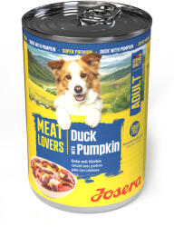 Josera 12x400g Josera Meatlovers Menü kacsa tök nedves kutyatáp új design