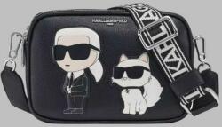 KARL LAGERFELD MAYBELLE fekete női crossbody táska