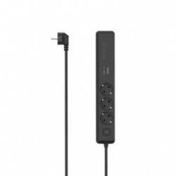 Hama Power Strip 3GN SCHUKO, 1.4M, 2xUSB C/A, PD 100W
