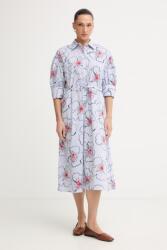Tommy Hilfiger rochie tip cămașă din bumbac SUMMER PPY2-SUD141_50X (WW0WW49645)