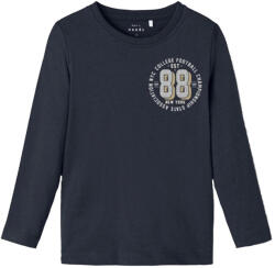 NAME IT băiat cu mânecă lungă T-shirt albastru închis (13A5D8)
