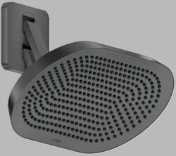 Hansgrohe Dus fix 370x220, 2jet, EcoSmart, cu brat de dus reglabil, antracit periat (Brushed Black Chrome), Axor ShowerSphere 39746340 39746340 (39746340)