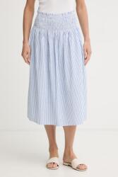 Tommy Hilfiger fustă din bumbac SUMMER PPY2-SDD0DD_05X (WW0WW50547)