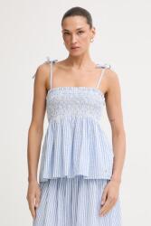 Tommy Hilfiger top pentru femei, din bumbac cu elastan SUMMER PPY2-BDD0AG_05X (WW0WW50543)
