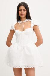 Bardot rochie cu corset din bumbac PPY2-SUD1MZ_00X (60210DB)