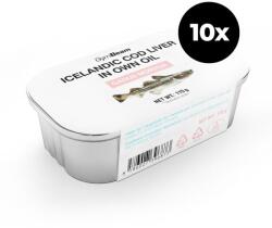 GymBeam Izlandi tőkehalmáj saját olajban 10 x 115 g
