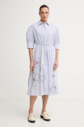 Tommy Hilfiger rochie tip cămașă din bumbac SUMMER PPY2-SUD143_05X (WW0WW50546)