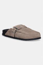 Tommy Jeans papuci pentru bărbați, din piele întoarsă BIND MULE WASHED SUEDE PPY2-KLM01O_80X (EM0EM01722)