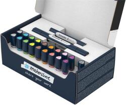 Schneider Kétvégű marker készlet, 27 darabos, SCHNEIDER "Paint-It 040 Twin marker Set 2", 10 különböző szín (TSC040V272) - webpapir