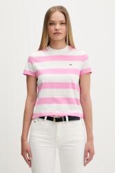 Tommy Jeans tricou pentru femei, din bumbac 9BY2-TSDZRH_03A (DW0DW23801)