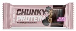 BioTechUSA Fehérjeszelet, gluténmentes, 50g, BIOTECH USA "Chunky Protein Bar", Black Biscuit (KHEBIOUSA106)
