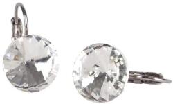 Art Crystella Fülbevaló, francia kapcsos, natúr fehér, SWAROVSKI® kristállyal, 12 mm, ART CRYSTELLA® (RSWF016) - webpapir
