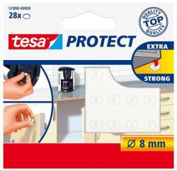 TESA Zaj- és csúszásgátló korong, 8 mm, TESA "Protect", átlátszó (TE57898)