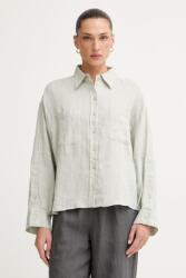 Benetton cămașă safari pentru femei, din in PPY2-KDD0CI_07X (5BMLDQ0DA)