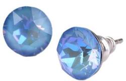 Art Crystella Fülbevaló, színjátszó kék opál SWAROVSKI® kristállyal, 8 mm, ART CRYSTELLA® (RSWF069)