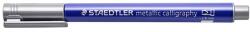 STAEDTLER Kalligrafikus marker, STAEDTLER "8325", metál ezüst (TS83258102) - webpapir