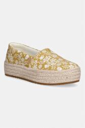 Toms espadrile cu platformă pentru femei VALENCIA PPY2-OBDZTR_11X (10022575.700)