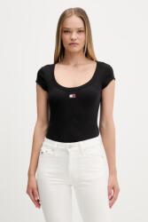 Tommy Jeans tricou pentru femei, din bumbac cu elastan 9BY2-TSDZRO_99X (DW0DW22793)