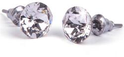 Art Crystella Fülbevaló, natúr fehér SWAROVSKI® kristállyal, 8 mm, ART CRYSTELLA® (RSWF062) - webpapir