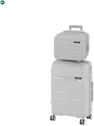 Leziter TraveLux Voyager III gurulós bőrönd szett (LTRVBS-III-GR) - fenyobutor24