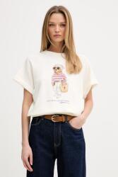 Ralph Lauren tricou pentru femei, din bumbac ISLAND FLEECE-KNT-SWEATSHIRT PPY2-BLD0LK_01X (211B20069001)